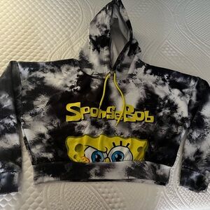 Sponge Bob cropped hoodie